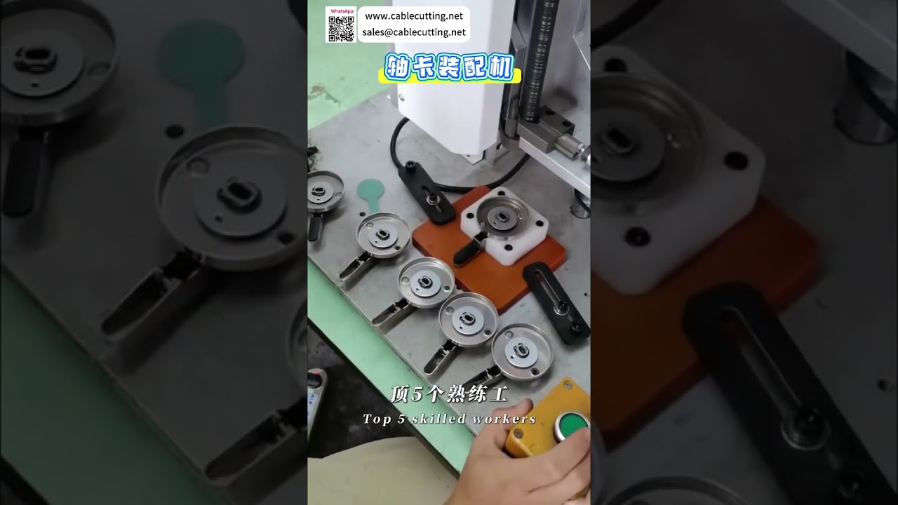 Machine d'assemblage de circlips d'arbre de haute précision – Version courte