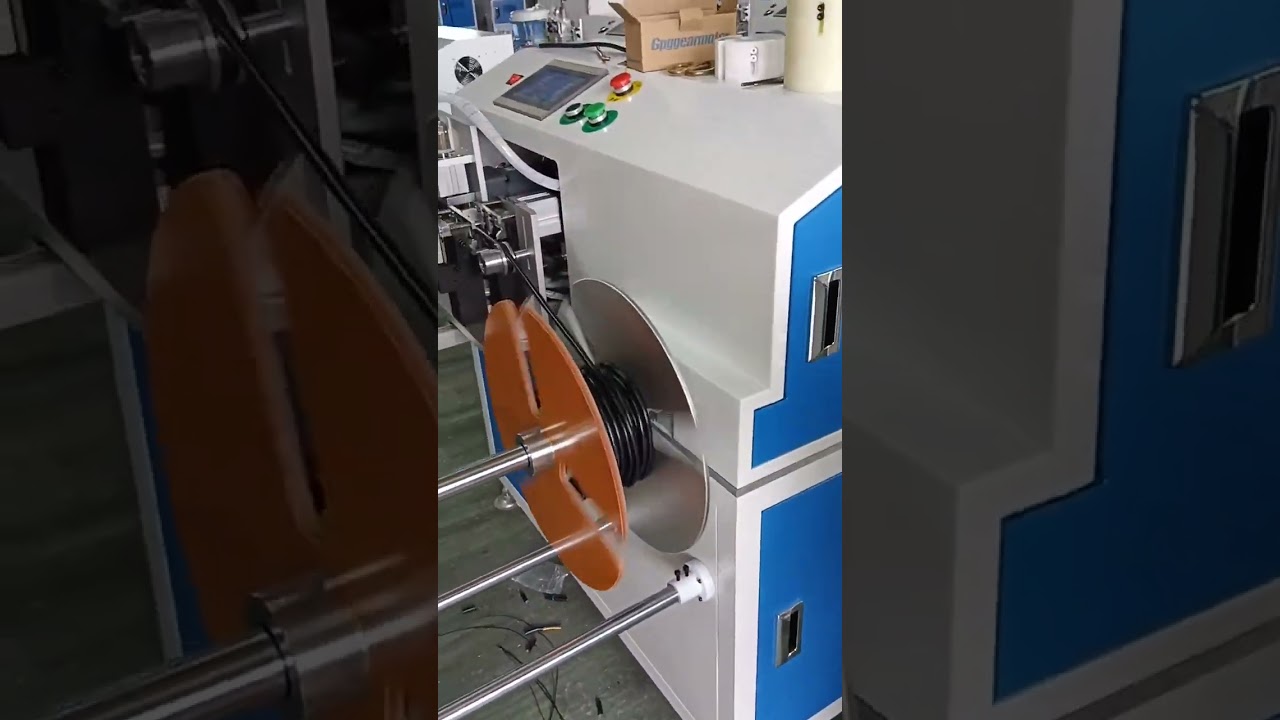 Machine Automatique de Comptage, Défilement, Dénudage, Coupe et Enroulement de Câbles – Dénudage Double Extrémité