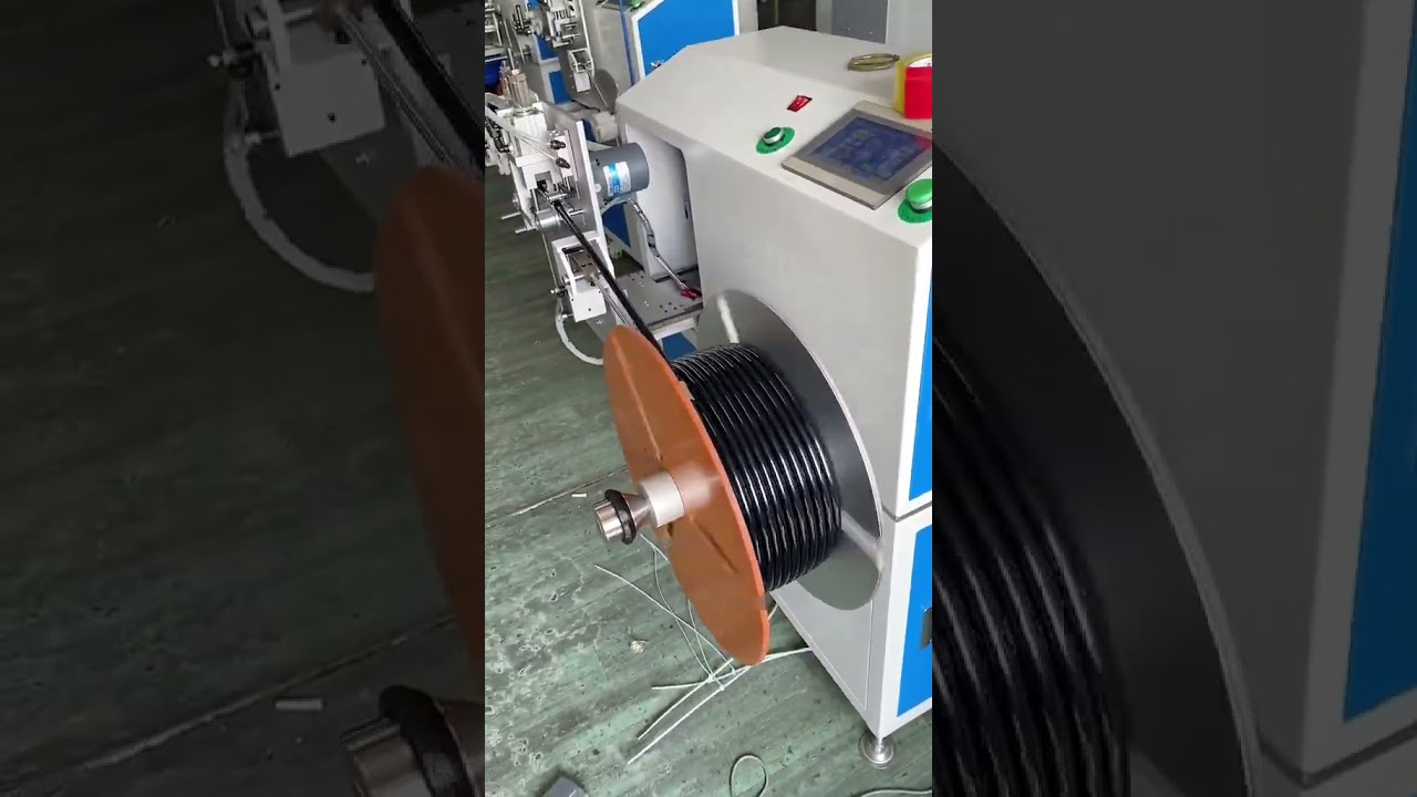 Machine à bobiner les tubes : précise, facile à utiliser pour le PE et plus