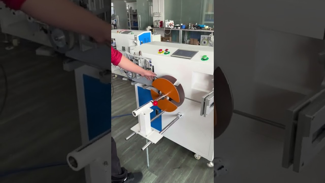 Machine de re-bobinage polyvalente 1-15 mm : métrage précis, bobinage net, charge max 15 kg, nouage rapide