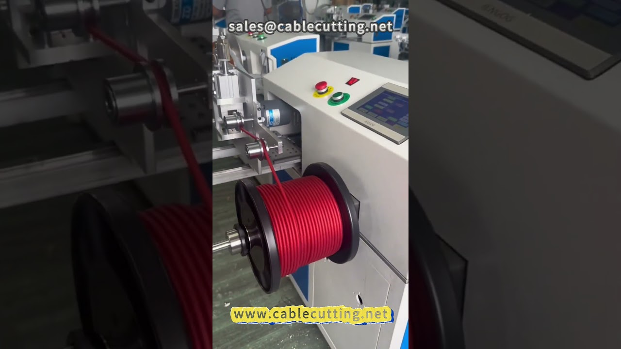 42 - Machine automatique de mesure, placement, coupe et bobinage | Bobineuse | Traitement de fil | Audio