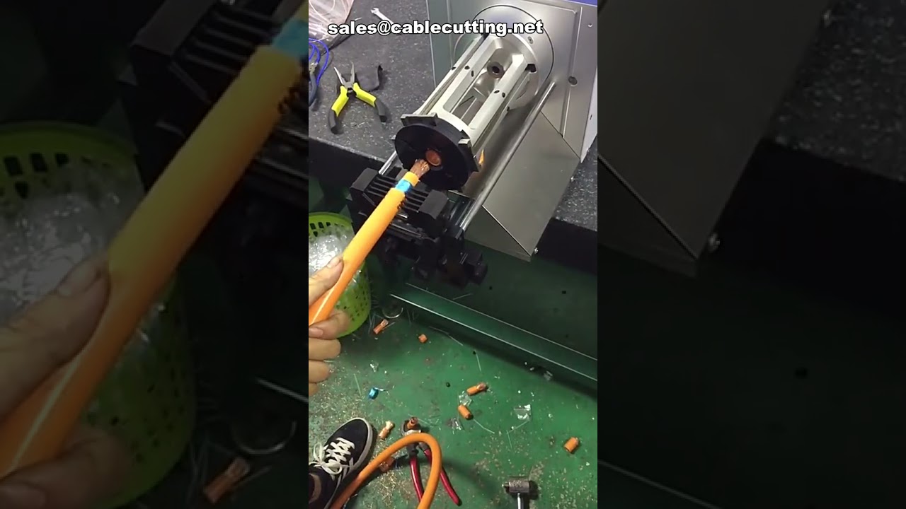 Équipement de dénudage de fils, machine de marquage haute température, dénudeuse rotative pour câbles mp4