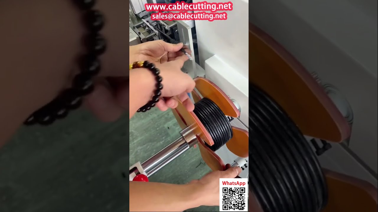 Machine tout-en-un pour câble réseau : comptage automatique, dénudage, enroulage et ligaturage