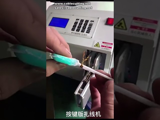 Machine d'enroulement et de ligature pour câbles de données - Enrouleuse demi, lieuse simple