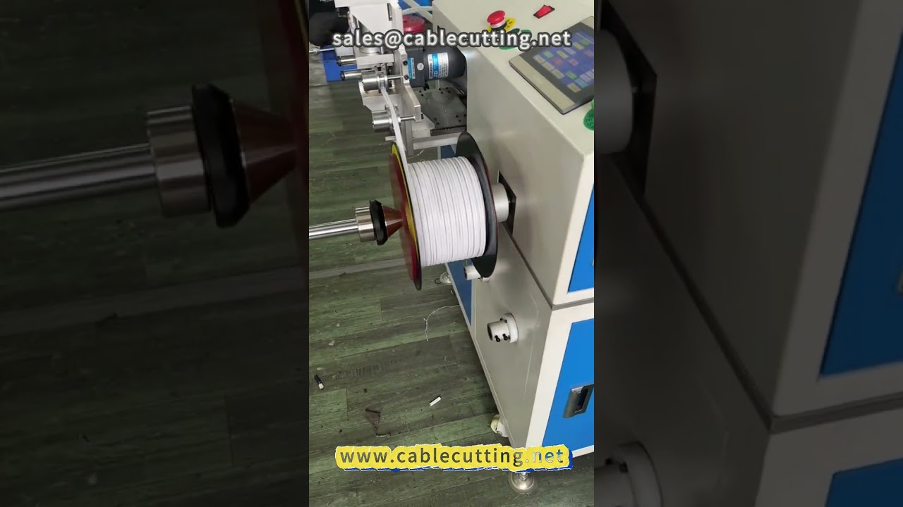 Bobineuse de câble plat - 100 mètres | Machine d'enroulement | Traitement de fils et câbles | Fabricant d'équipement