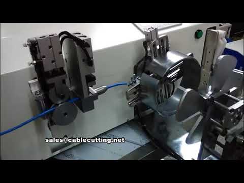 Machine d'enroulement et de liage de câbles avec comptage et coupe automatiques