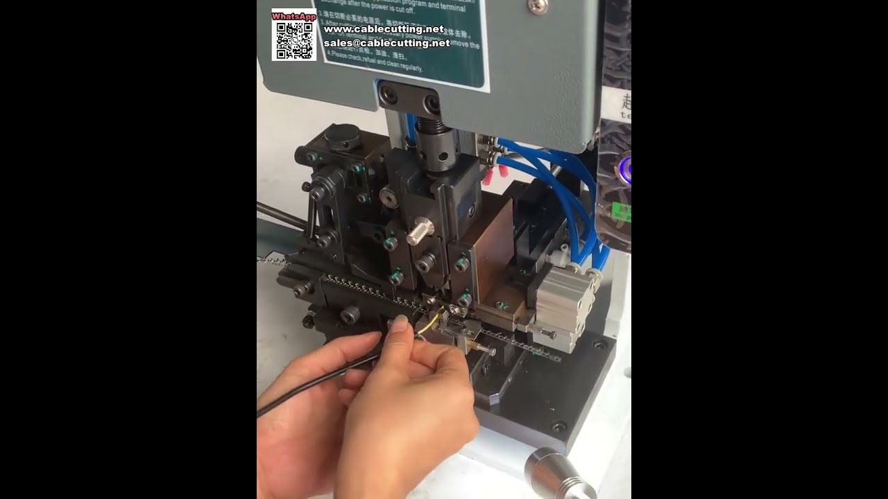 Machine à dénuder et sertir automatique pour fils uniques : Opération de faisceaux rapide, précise et stable