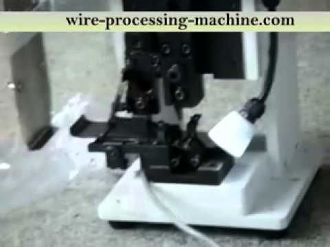 Machine automatique de coupe et de sertissage de fils – Silencieuse et de précision