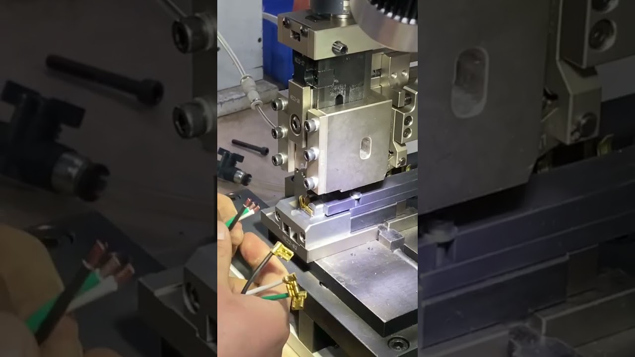 Applicateur de terminaux mécanique et pneumatique coréen - Horizontal/Vertical - Hauteur 145mm