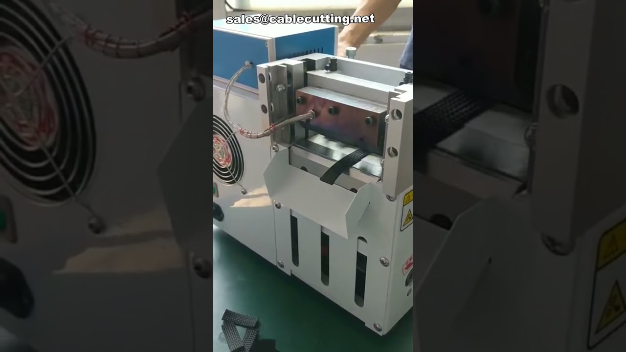 Machine de coupe de tuyaux PVC, ruban en nylon et tube Teflon | Découpe industrielle