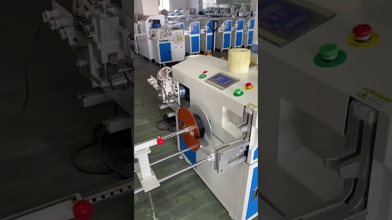 Machine de traitement de fils intégrée : mesurage, coupe, tri, enroulement et regroupement