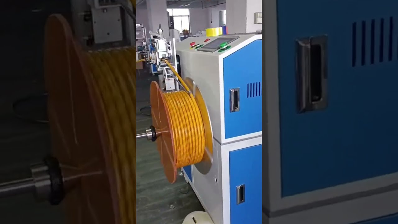 178 Bobineuse de tuyaux avec comptage et coupe automatiques pour flexibles haute pression