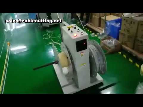 Machine automatique de coupe, bobinage et ligature de fils