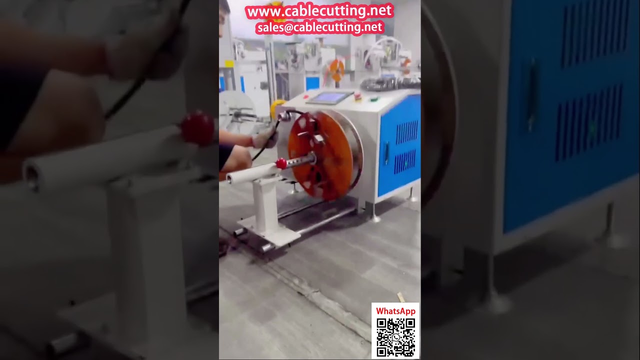 Bobineuse automatique pour tuyaux d'huile haute température - Enroulement et conditionnement