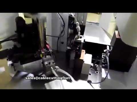 Machine à sertir automatique double tête : traitement simultané des deux extrémités (AWG14-32)