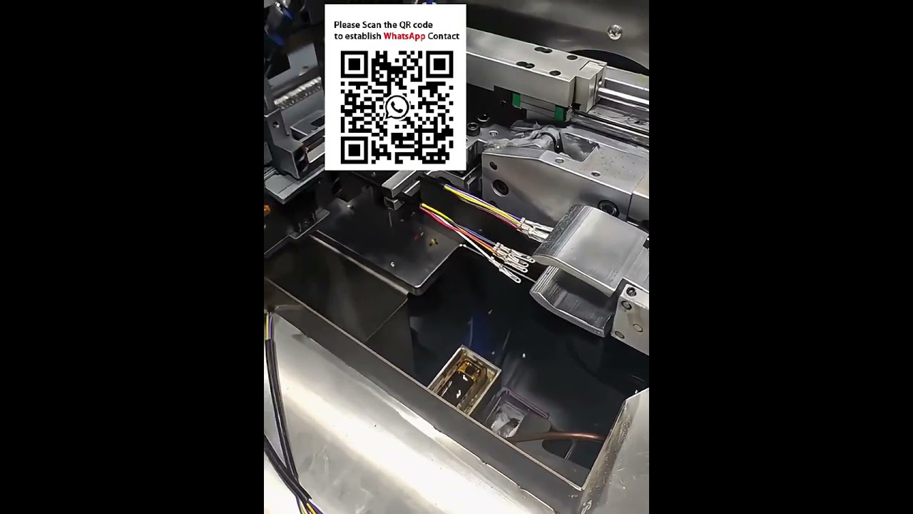 Machine Automatique de Sertissage et d'Étamage de Câbles Gainés #MachinesAutomation
