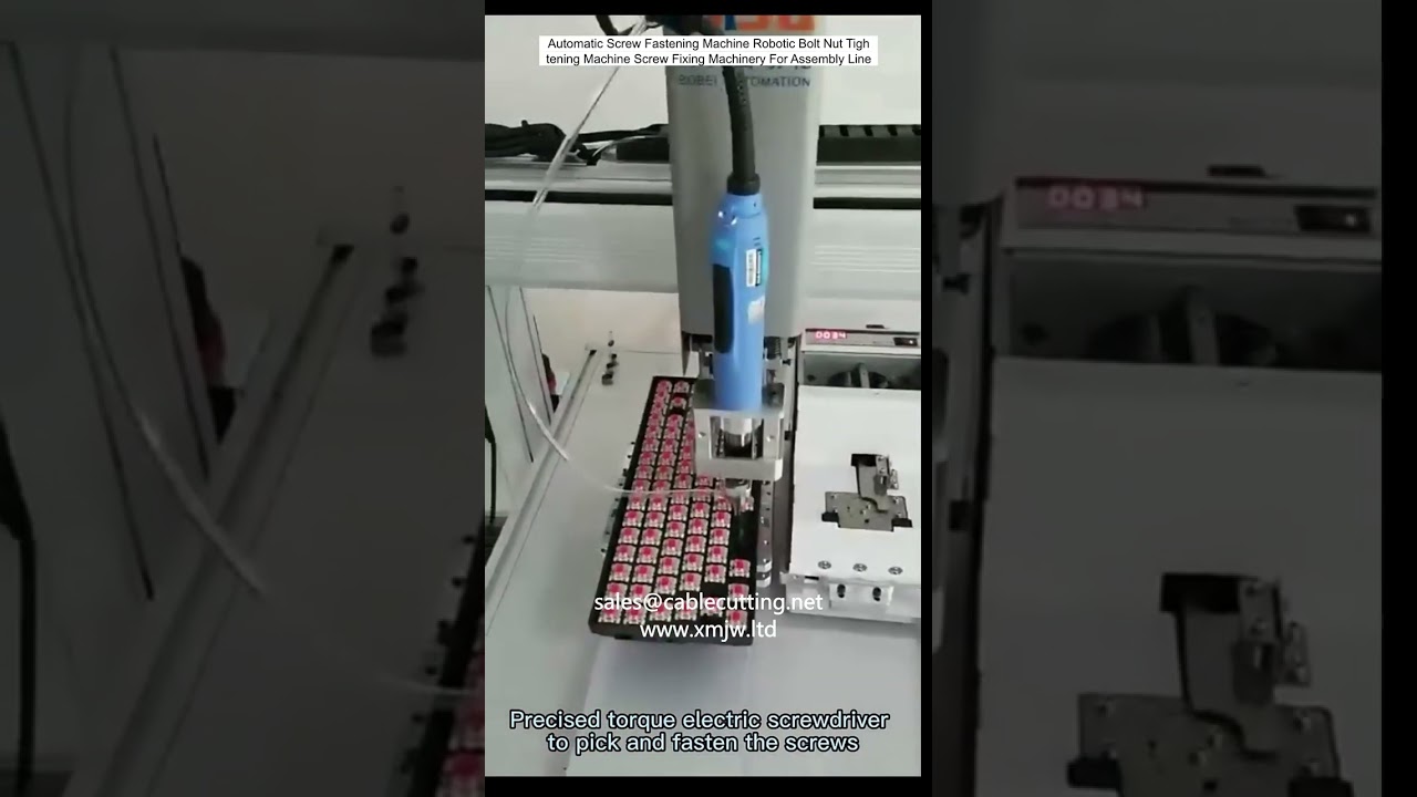 Machine de vissage automatique - Robot de serrage de boulons et écrous - Équipement de fixation industriel