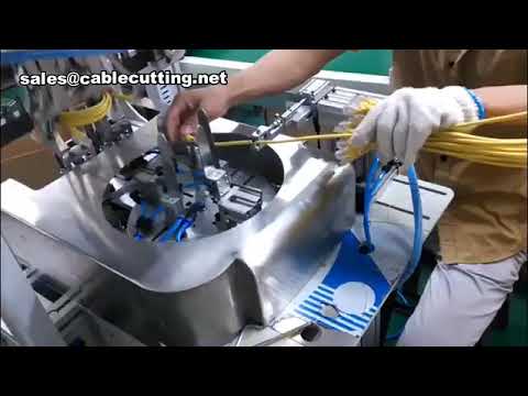 Bobineuse et ligatureuse de câbles Ethernet - Machine industrielle automatique