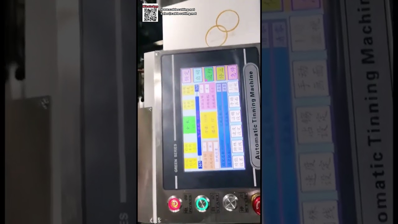 Machine entièrement automatique de soudure et étamage double tête 8 Wire — Outil rapide pour câbles