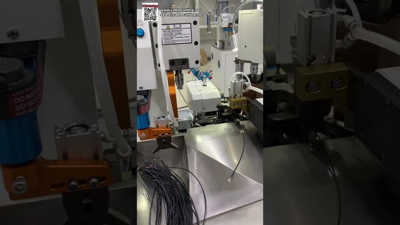Machine à sertir automatique à double tête pour bornes, opération synchrone, haute précision