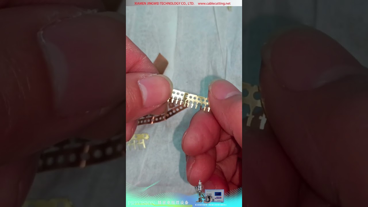 Inverter DC Resistance Spot Welder — Tôle de laiton 0.5 mm