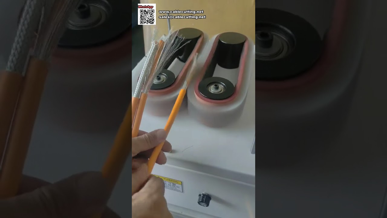 Machine de brossage de fil à haute efficacité pour un traitement de câble de précision sans endommager les fils