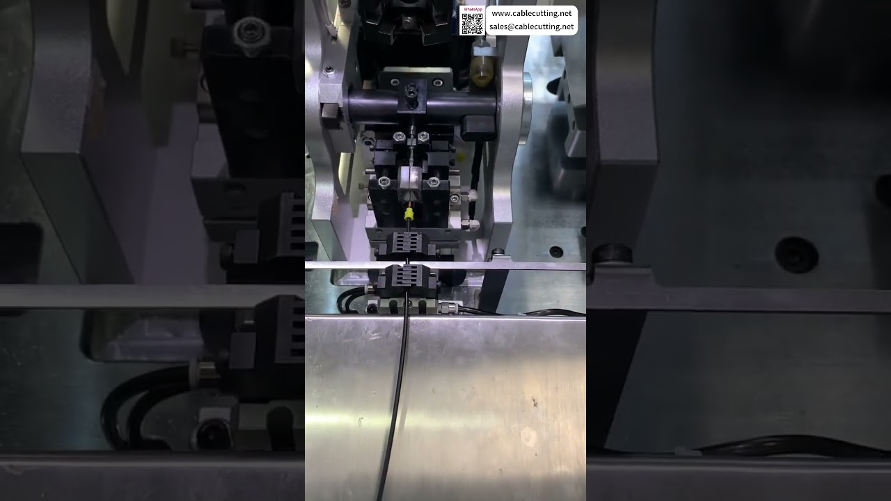 Machine-outil entièrement automatique pour le sertissage unique et l'insertion d'une fiche étanche avec réglage de sortie personnalisé