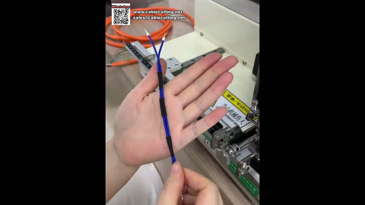 Machine automatique d'enrubannage ponctuel avec opération en un clic pour gagner du temps sur les faisceaux de câbles