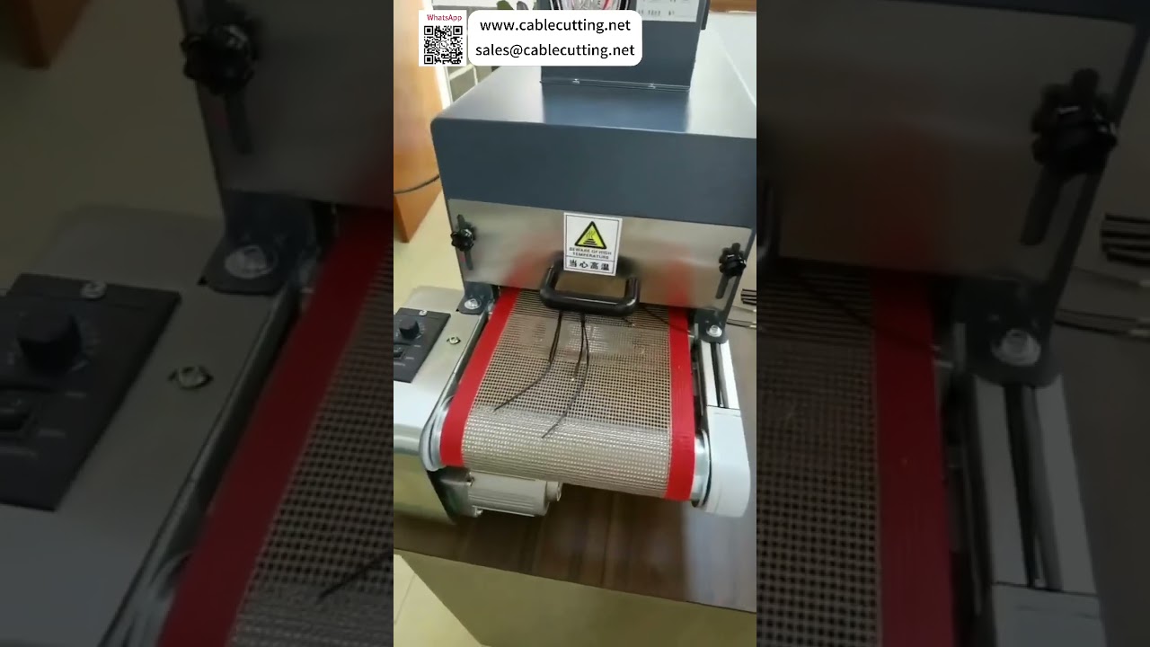 Machine de cuisson compacte de tube thermorétractable pour installation mobile pratique et flexible