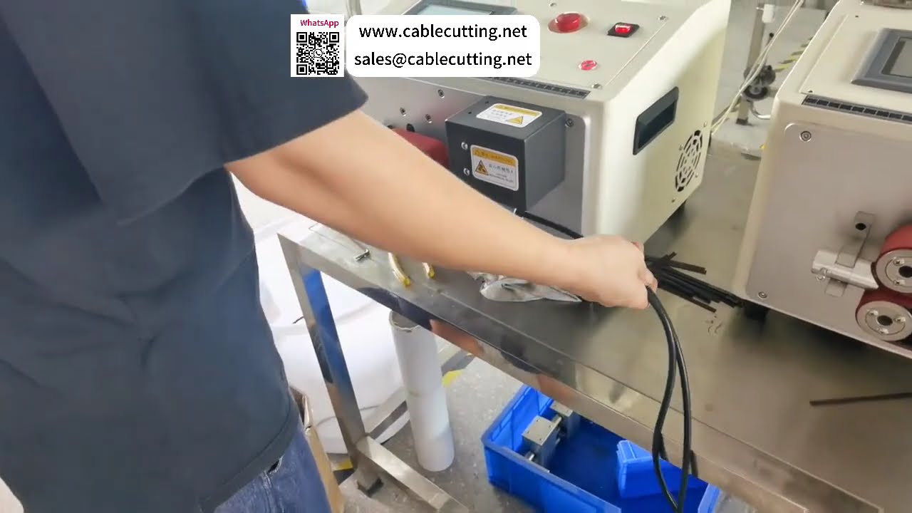 Machine automatique de coupe de tubes pour diamètre de 1 à 20 mm  Outil de traitement à longueur réglable pour tuyaux souples et durs
