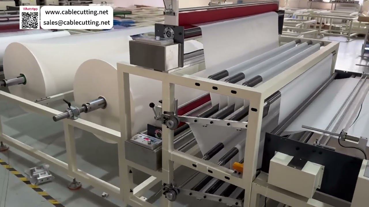 Machine de refendage et coupe transversale rotative à double rouleau pour papier silicone modèle 1500 – Configuration et rendement optimisés