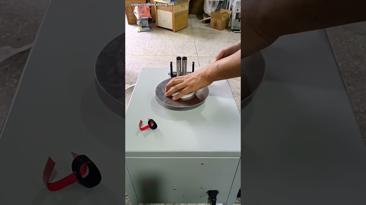 Bobineuse double couche pour bobines rondes - Démonstration industrielle #machine #usine #DIY