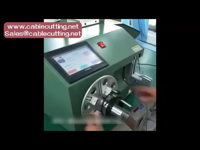 Machine semi-automatique d'enroulement et de liage de bobines de fil 18-45 avec écran tactile – Modèle moyen