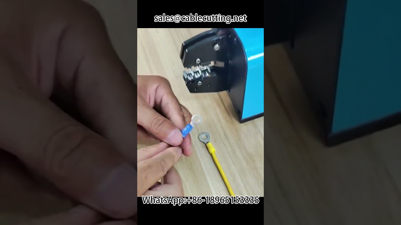 Pince à sertir pneumatique de bureau | Machine à sertir à froid pour bornes