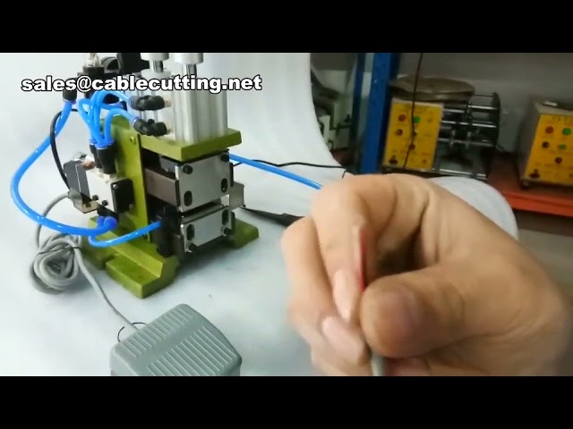 Machine à dénuder pneumatique 3F pour câbles multiconducteurs | Dénudeur automatique haute performance