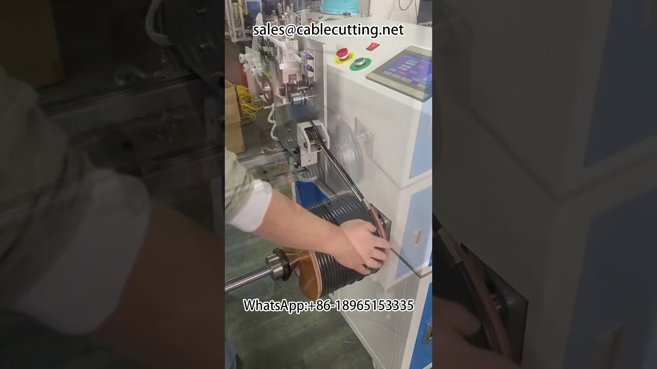 Machine de bobinage automatique avec compteur de mètres et agencement précis | Équipement de câblerie