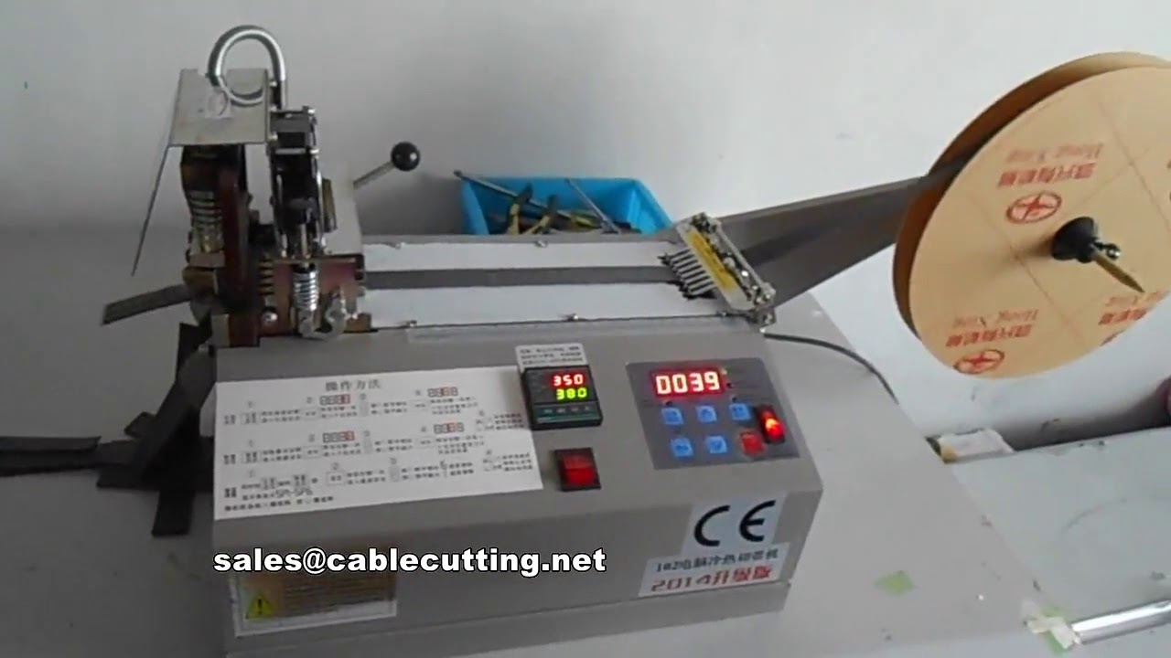 Machine de coupe et scellage de sangles – Précision et automatisation