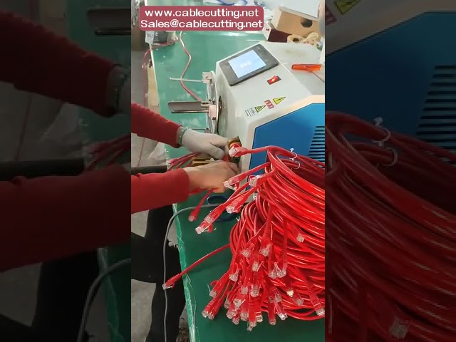 Machine à enrouler et lier les câbles à écran tactile – Enroulage en 8 et rond