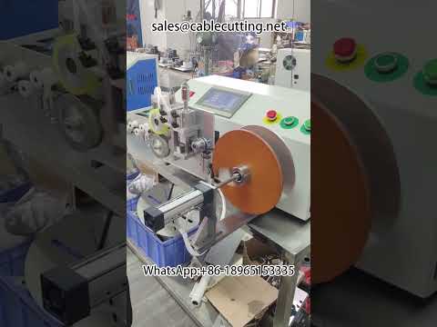 Machine automatique de coupe et bobinage de fil : tri, comptage de mètres et coupe de précision #traitementdefil #bobinage #automatisation