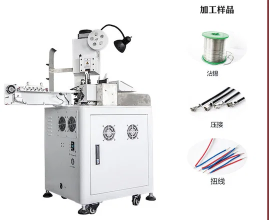 Machine Auto Sertissage, Torsion et Étamage Câble Un Côté WPM-151