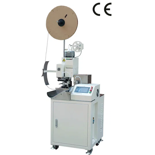 Machine Automatique de Coupe, Dénudage, Torsion et Sertissage de Fil WPM-158