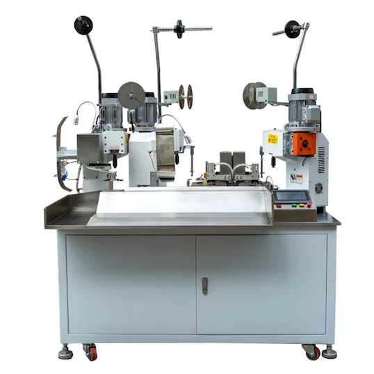 Machine Automatique de Sertissage de Cosses Triple Extrémité WPM-189